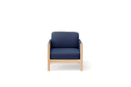 Karimoku New Standard Castor Lobby Sofa Plus 1-Seater โซฟาไม้โอ๊คญี่ปุ่นดีไซน์มินิมอลโดย BIG-GAME