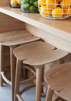Mattiazzi MC3 OSSO Counter / Bar Stool สตูลไม้ ash หรือ oak ออกแบบโดย Ronan & Erwan Bouroullec