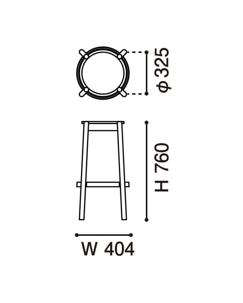 Karimoku New Standard Castor Bar Stool High สตูลบาร์ไม้โอ๊คญี่ปุ่นดีไซน์เรียบ พร้อมที่พักเท้าเสริมเหล็ก เหมาะสำหรับเคาน์เตอร์บาร์ คาเฟ่ และพื้นที่รับรอง