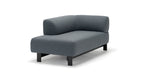 Karimoku New Standard Elephant Sofa Chaise Longue R โซฟาเชสลองเบาะบุผ้าฐานไม้เกาลัด ออกแบบโดย Christian Haas