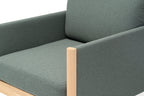 Karimoku New Standard Castor Lobby Sofa Plus 1-Seater โซฟาไม้โอ๊คญี่ปุ่นดีไซน์มินิมอลโดย BIG-GAME