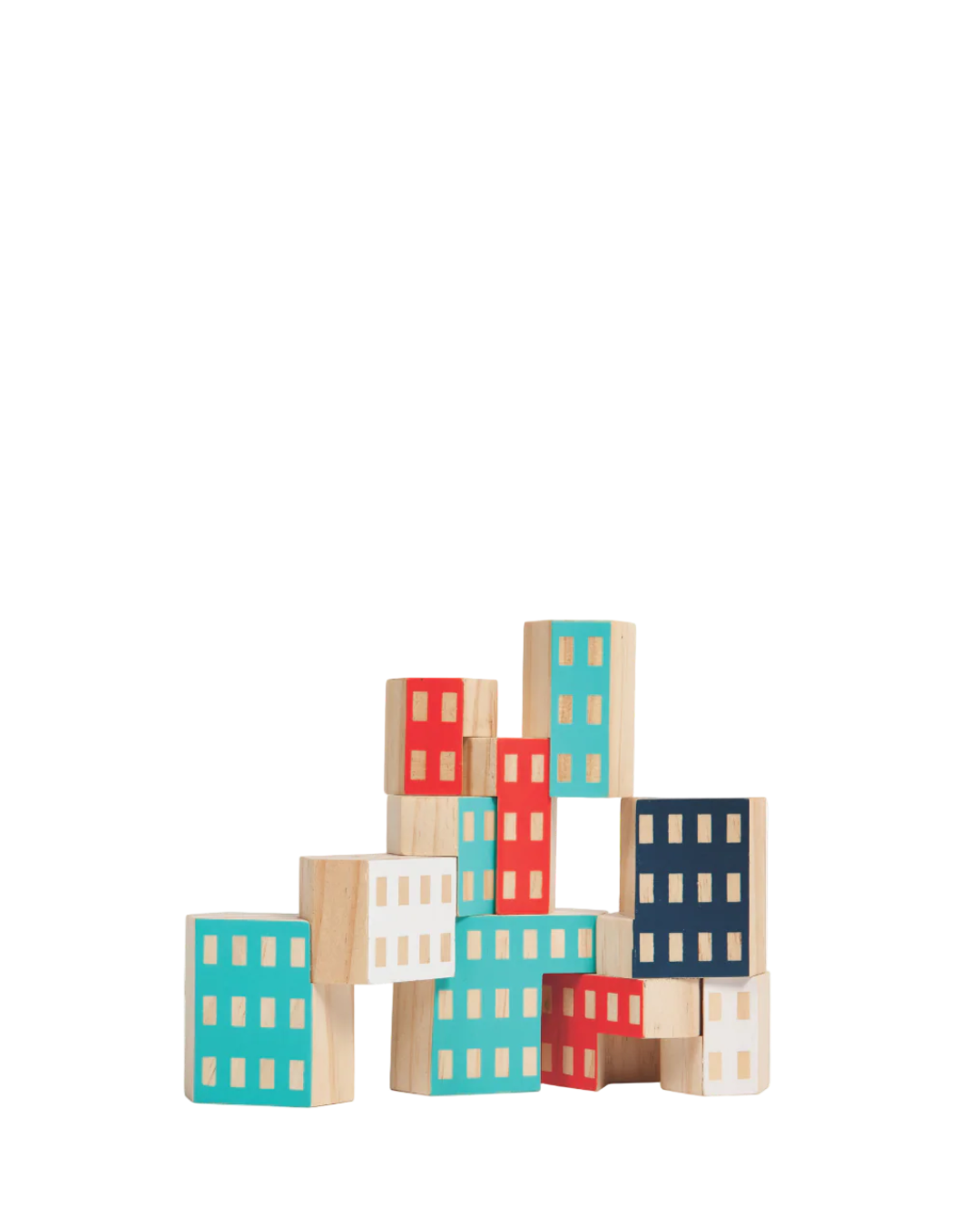 Areaware Blockitecture®: Habitat by James Paulius, inspired by Habitat 67 in Canada — a set of New Zealand pine architectural blocks for building imaginative cities, curated by Old Pine Trees. ชุดบล็อกไม้สนจาก Areaware แรงบันดาลใจจาก Habitat 67 ผลงานของ James Paulius สำหรับต่อเติมเมืองและอาคารตามจินตนาการ คัดสรรโดย Old Pine Trees เพื่อเติมความสร้างสรรค์ให้ทุกมุมของบ้าน.