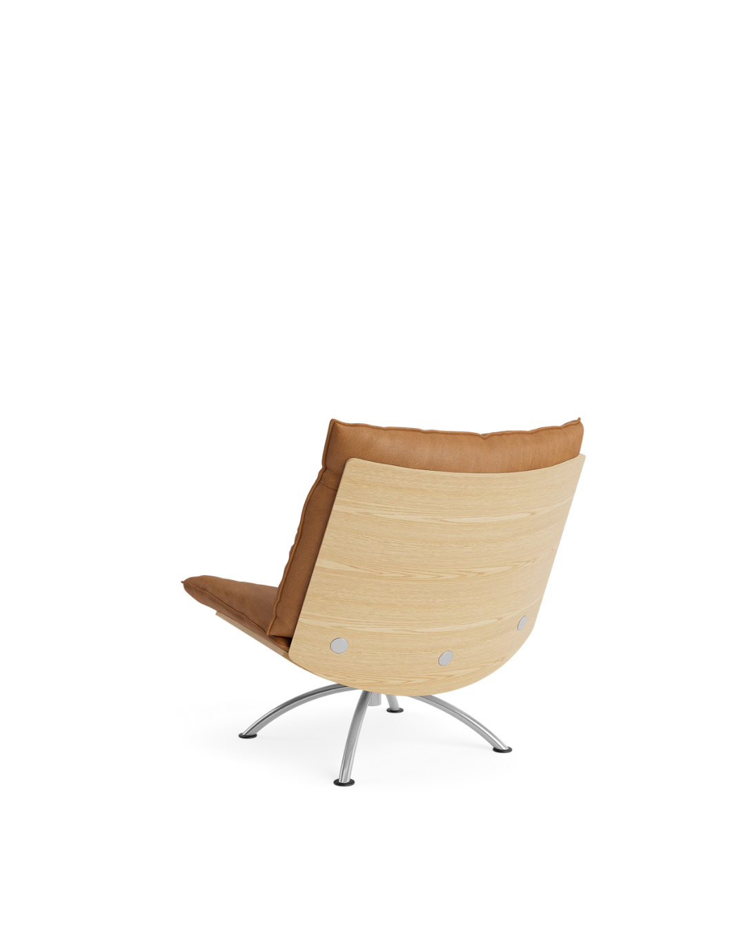 เก้าอี้หมุน PRIMETIME โครงไม้โอ๊ก เบาะฟองน้ำและดาวน์ สไตล์นอร์ดิก เหมาะกับมุมพักผ่อน จาก MAKE Nordic ออกแบบโดย Tom Stepp