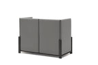 Karimoku New Standard Fence Sofa 2-Seater โซฟาพนักพิงสูงโครงไม้โอ๊คเบาะบุผ้า ออกแบบโดย Geckeler Michels