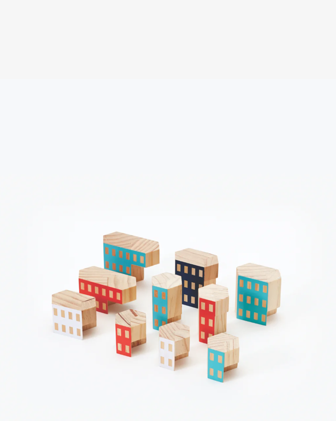 Areaware Blockitecture®: Habitat by James Paulius, inspired by Habitat 67 in Canada — a set of New Zealand pine architectural blocks for building imaginative cities, curated by Old Pine Trees. ชุดบล็อกไม้สนจาก Areaware แรงบันดาลใจจาก Habitat 67 ผลงานของ James Paulius สำหรับต่อเติมเมืองและอาคารตามจินตนาการ คัดสรรโดย Old Pine Trees เพื่อเติมความสร้างสรรค์ให้ทุกมุมของบ้าน.