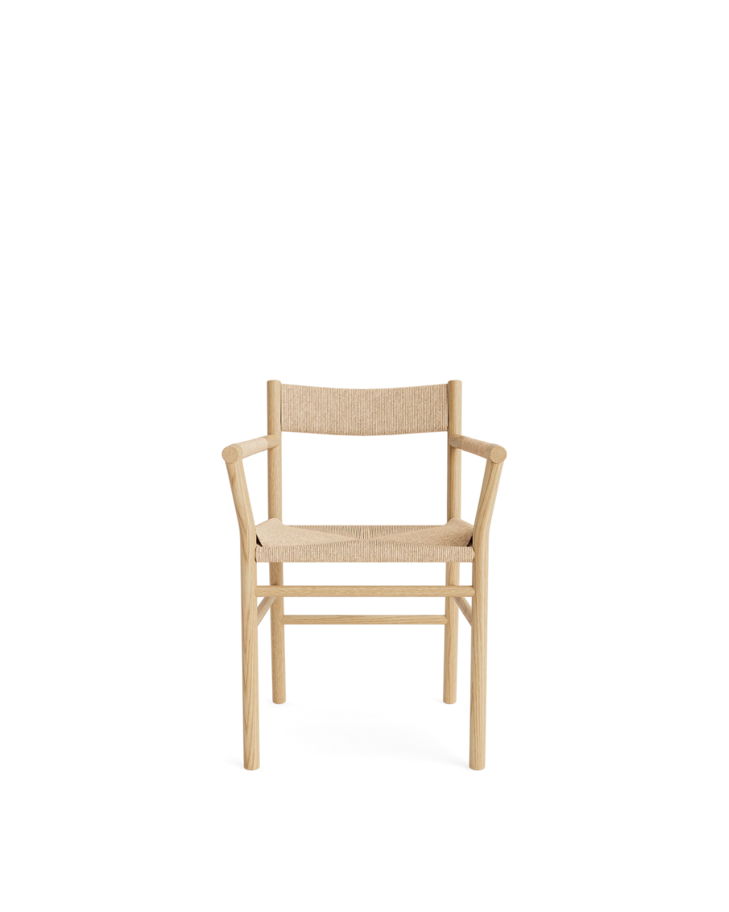 เก้าอี้ CORD ไม้โอ๊ก สานกระดาษแฮนด์เมด มีแบบมีและไม่มีที่เท้าแขน ดีไซน์นอร์ดิกคลาสสิก จาก MAKE Nordic ออกแบบโดย Esben Pilgaard Jørgensen