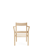 เก้าอี้ CORD ไม้โอ๊ก สานกระดาษแฮนด์เมด มีแบบมีและไม่มีที่เท้าแขน ดีไซน์นอร์ดิกคลาสสิก จาก MAKE Nordic ออกแบบโดย Esben Pilgaard Jørgensen