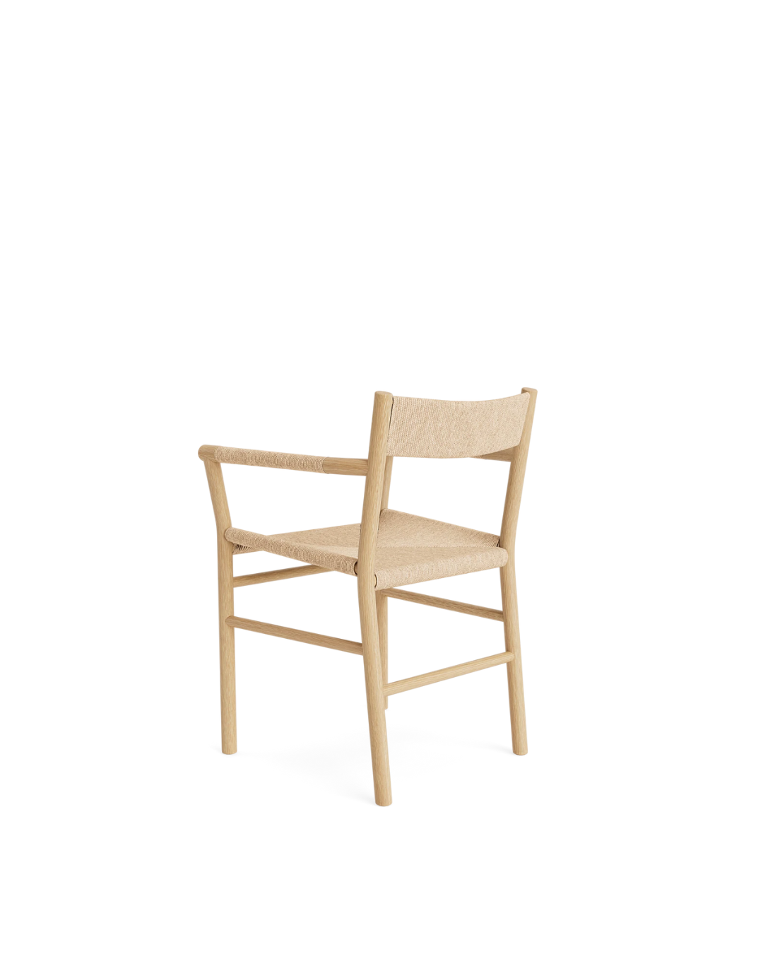 เก้าอี้ CORD ไม้โอ๊ก สานกระดาษแฮนด์เมด มีแบบมีและไม่มีที่เท้าแขน ดีไซน์นอร์ดิกคลาสสิก จาก MAKE Nordic ออกแบบโดย Esben Pilgaard Jørgensen