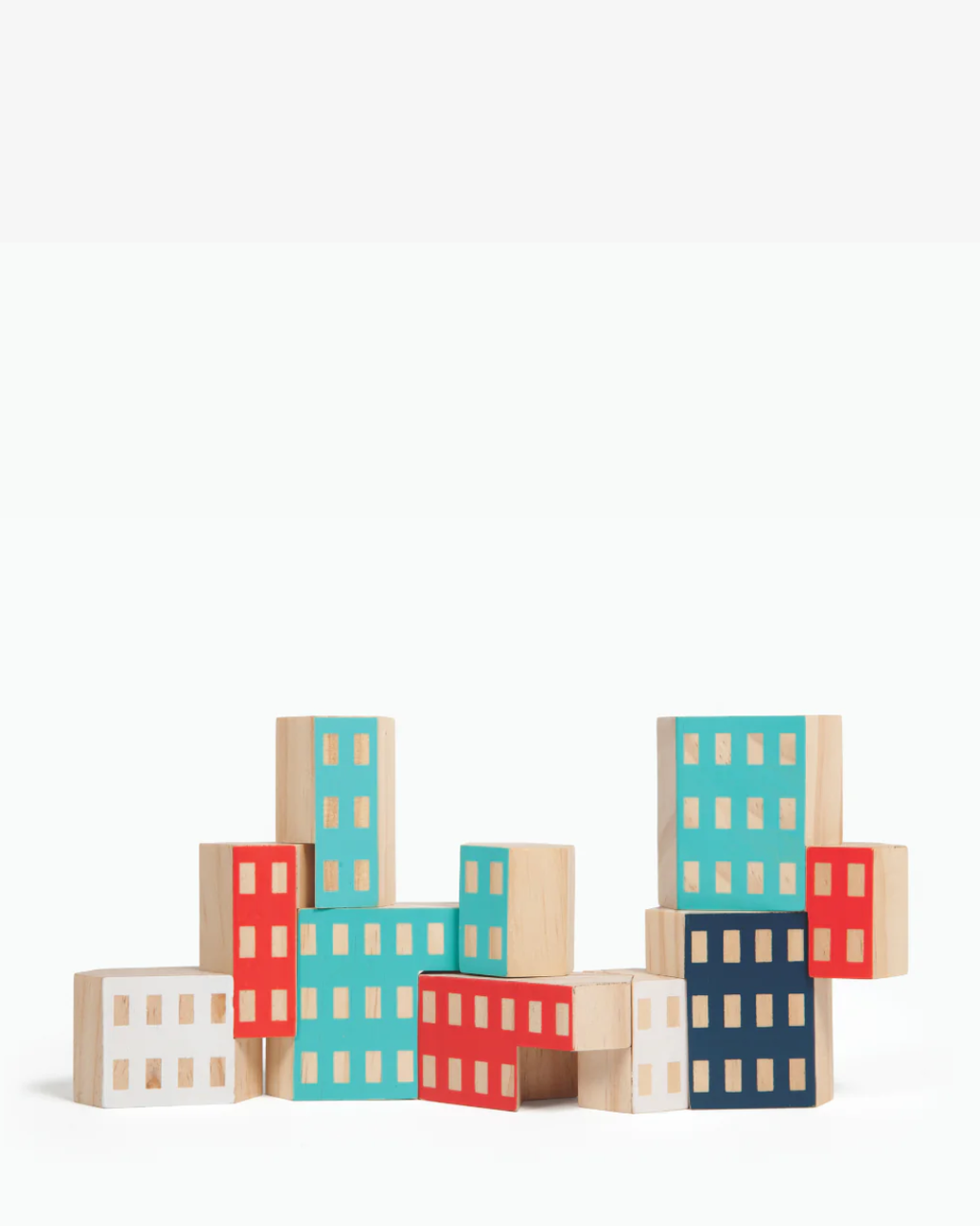 Areaware Blockitecture®: Habitat by James Paulius, inspired by Habitat 67 in Canada — a set of New Zealand pine architectural blocks for building imaginative cities, curated by Old Pine Trees. ชุดบล็อกไม้สนจาก Areaware แรงบันดาลใจจาก Habitat 67 ผลงานของ James Paulius สำหรับต่อเติมเมืองและอาคารตามจินตนาการ คัดสรรโดย Old Pine Trees เพื่อเติมความสร้างสรรค์ให้ทุกมุมของบ้าน.