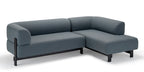 Karimoku New Standard Elephant Sofa 2-Seater Right Arm Corner โมดูลโซฟาเบาะบุผ้าฐานไม้เกาลัด ออกแบบโดย Christian Haas