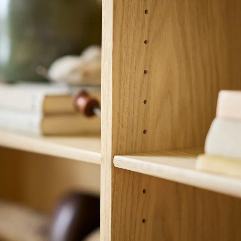 FDB Møbler A154 Shelving Unit ชั้นวางของไม้โอ๊คดีไซน์สแกนดิเนเวียนแบบโมดูลาร์ ออกแบบโดย Børge Mogensen