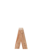 Ishinomaki Laboratory AA High Stool สตูลไม้ทรงตัว A ขนาดสูง แยกใช้งานได้ ออกแบบโดย TORAFU ARCHITECTS