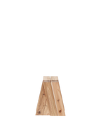Ishinomaki Laboratory AA Low Stool สตูลไม้ทรงตัว A ขนาดต่ำ แยกใช้งานได้ ออกแบบโดย TORAFU ARCHITECTS