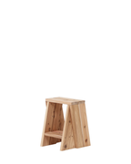 Ishinomaki Laboratory AA Low Stool สตูลไม้ทรงตัว A ขนาดต่ำ แยกใช้งานได้ ออกแบบโดย TORAFU ARCHITECTS