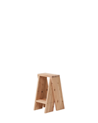 Ishinomaki Laboratory AA Stool สตูลไม้โครงสร้างรูปตัว A แยกใช้งานได้ ออกแบบโดย TORAFU ARCHITECTS