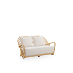 Sika Design Charlottenborg Sofa โซฟาหวาย 2 ที่นั่ง พร้อมเบาะผ้า