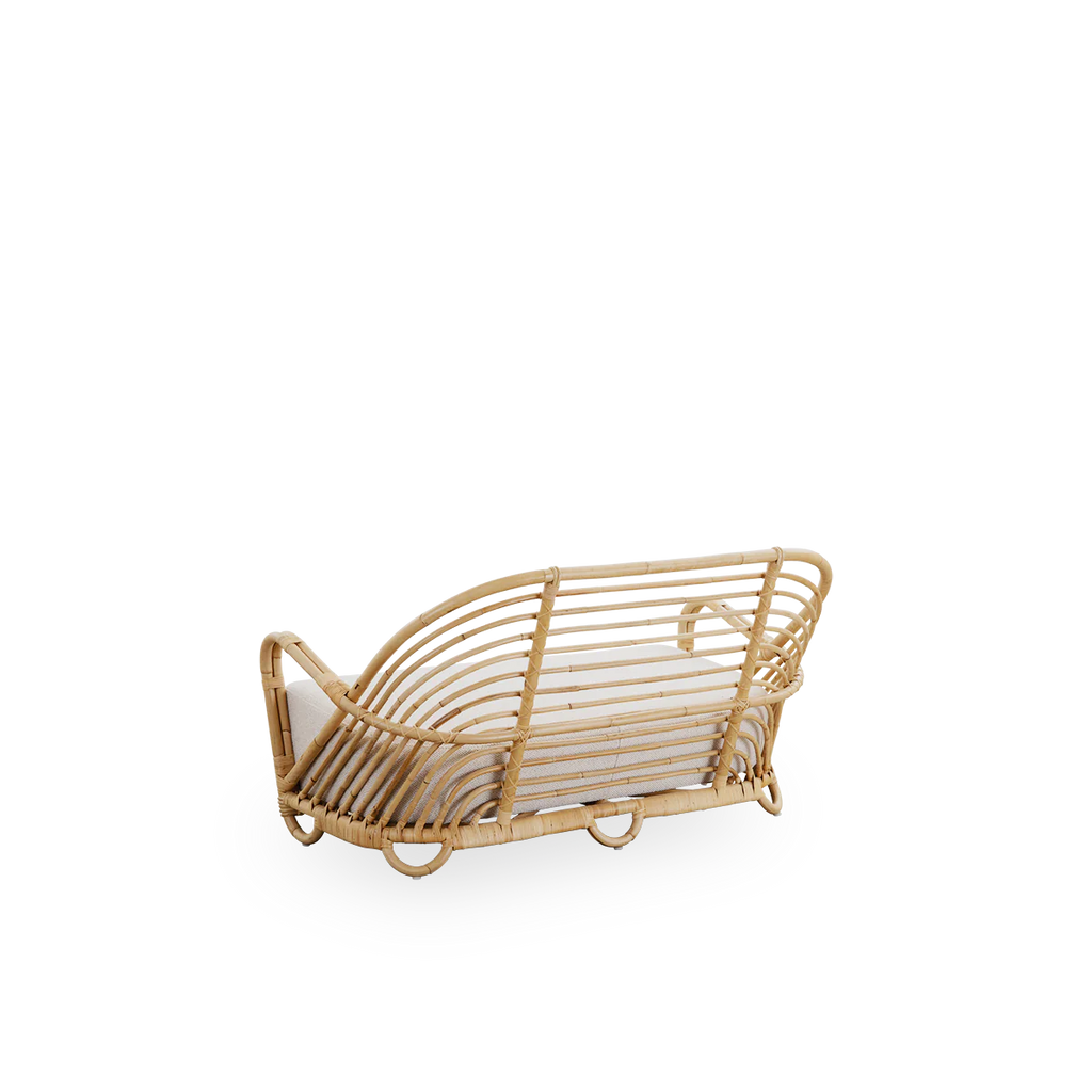 Sika Design Charlottenborg Sofa โซฟาหวาย 2 ที่นั่ง พร้อมเบาะผ้า