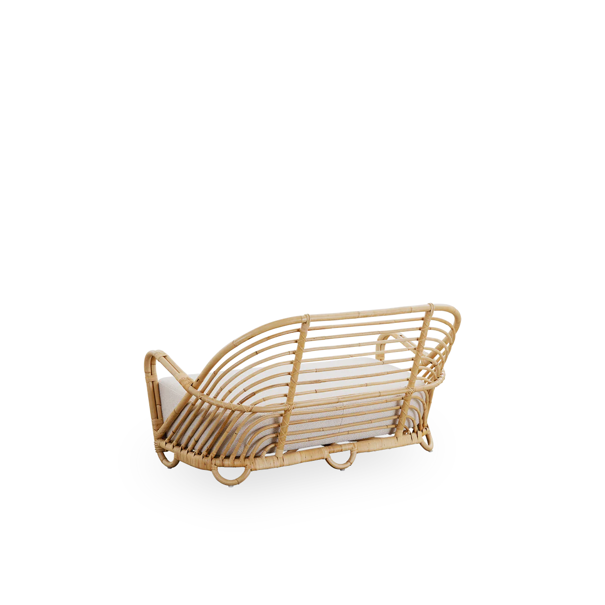 Sika Design Charlottenborg Sofa โซฟาหวาย 2 ที่นั่ง พร้อมเบาะผ้า