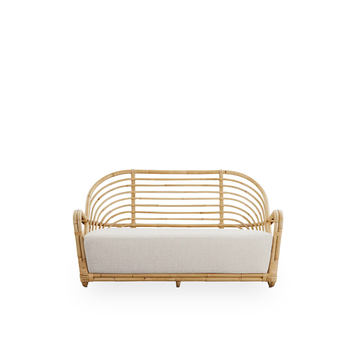 Sika Design Charlottenborg Sofa โซฟาหวาย 2 ที่นั่ง พร้อมเบาะผ้า