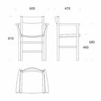Akademia Armrest Dining Chair