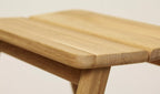 Angle Foldable Stool สตูลพับได้ไม้โอ๊คดีไซน์มินิมอล สามารถแขวนผนังได้ ออกแบบโดย Jonas Herman