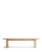 Nikari ARKIPELAGO KVI10 Bench ม้านั่ง ash หรือ oak โครงสร้างไม้ทรงยาวสำหรับใช้งานภายในและพื้นที่กึ่งภายนอก ออกแบบโดย Kari Virtanen