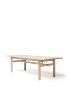 Nikari Arkipelago KVP10 Dining Table โต๊ะ dining ไม้ ash หรือ oak พร้อม wedge joint และโครงสร้างแบบ flat pack ออกแบบโดย Kari Virtanen