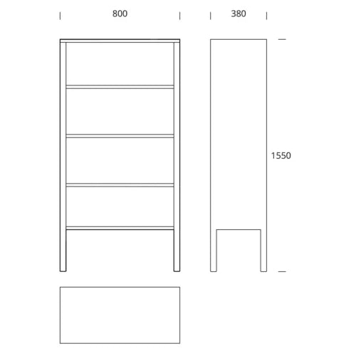 Arkitecture High Open Cabinet