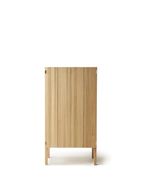 Nikari Arkitecture High Cabinet ตู้สูง birch, ash หรือ oak พร้อมบาน solid wood และชั้นวางสามชั้น ออกแบบโดย Kari Virtanen