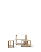 Nikari Arte Osa 1-2-3 เฟอร์นิเจอร์ birch แบบเปิดสำหรับวางและจัดเก็บของ มีให้เลือกสามขนาด ออกแบบโดย Alfredo Häberli