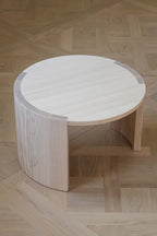 Made by Choice AIRISTO Coffee Table โต๊ะ coffee table ไม้ ash พร้อม asymmetric foot structure ออกแบบโดย Joanna Laajisto