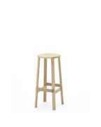 Karimoku New Standard Archive Barstool High สตูลบาร์ไม้โอ๊คดีไซน์มินิมอล ออกแบบโดย Christian Haas