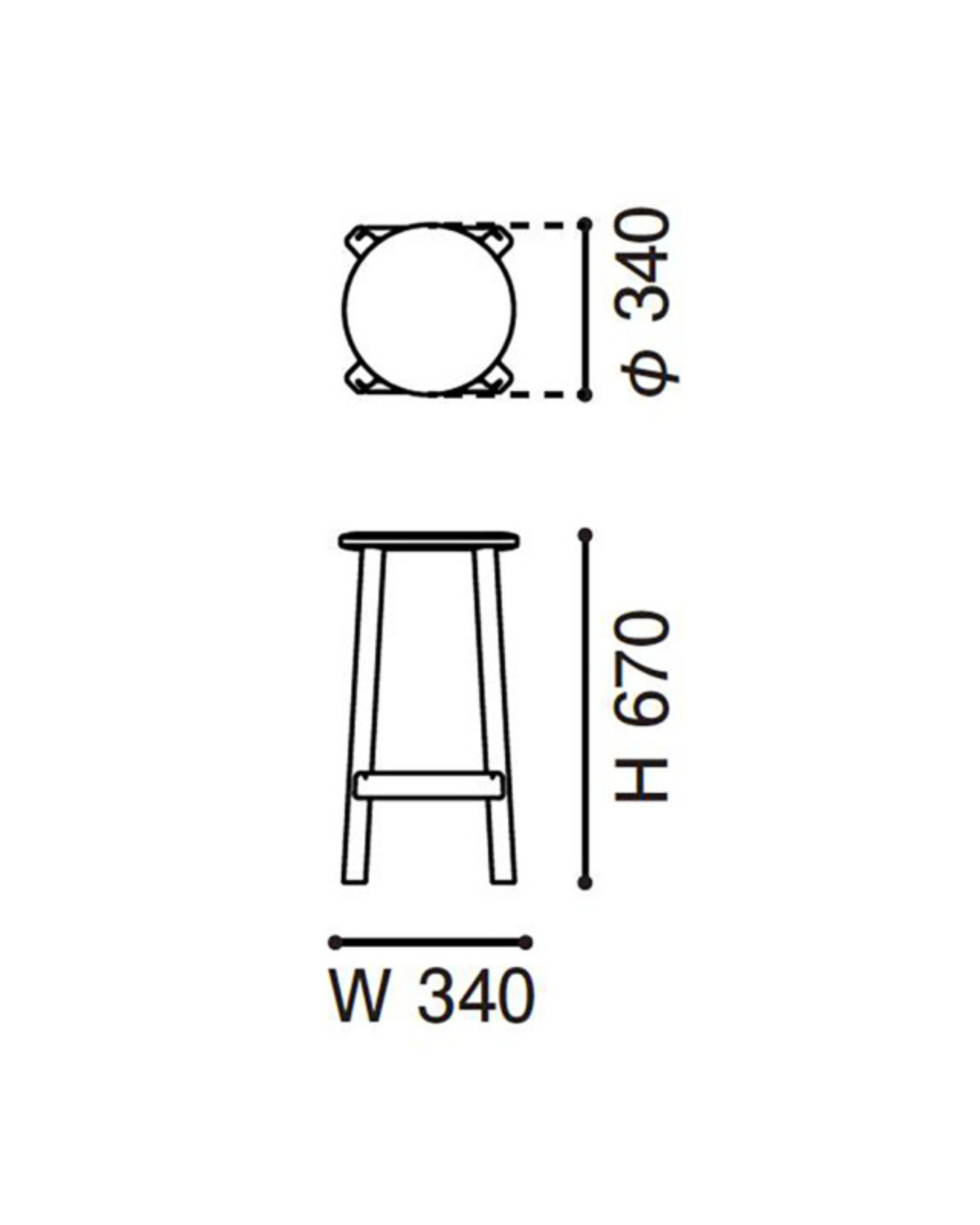 Karimoku New Standard Archive Barstool Low สตูลบาร์ไม้โอ๊คดีไซน์มินิมอล ออกแบบโดย Christian Haas
