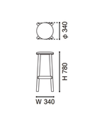 Archive Barstool Pad High