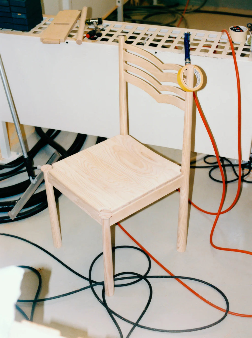 Made by Choice WIURILA Chair เก้าอี้ไม้ ash พร้อม wing-shaped backrest ออกแบบโดย Bernadotte & Kylberg
