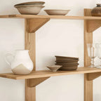 FDB Møbler B100 Sorø Shelf ชั้นวางไม้ oak แบบ modular ออกแบบโดย Laura Bilde