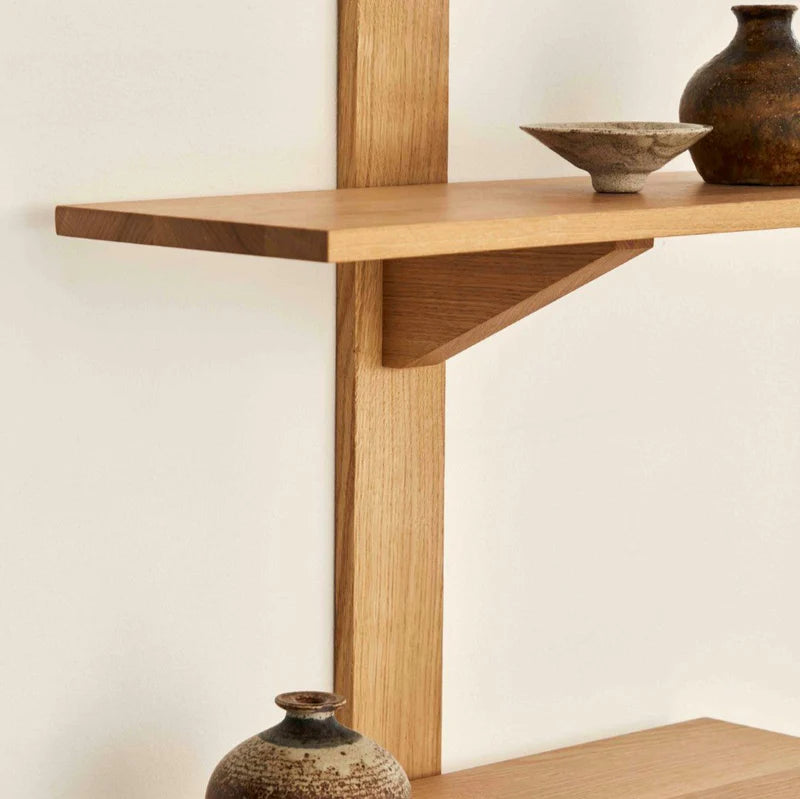 FDB Møbler B100 Sorø Shelf ชั้นวางไม้ oak แบบ modular ออกแบบโดย Laura Bilde