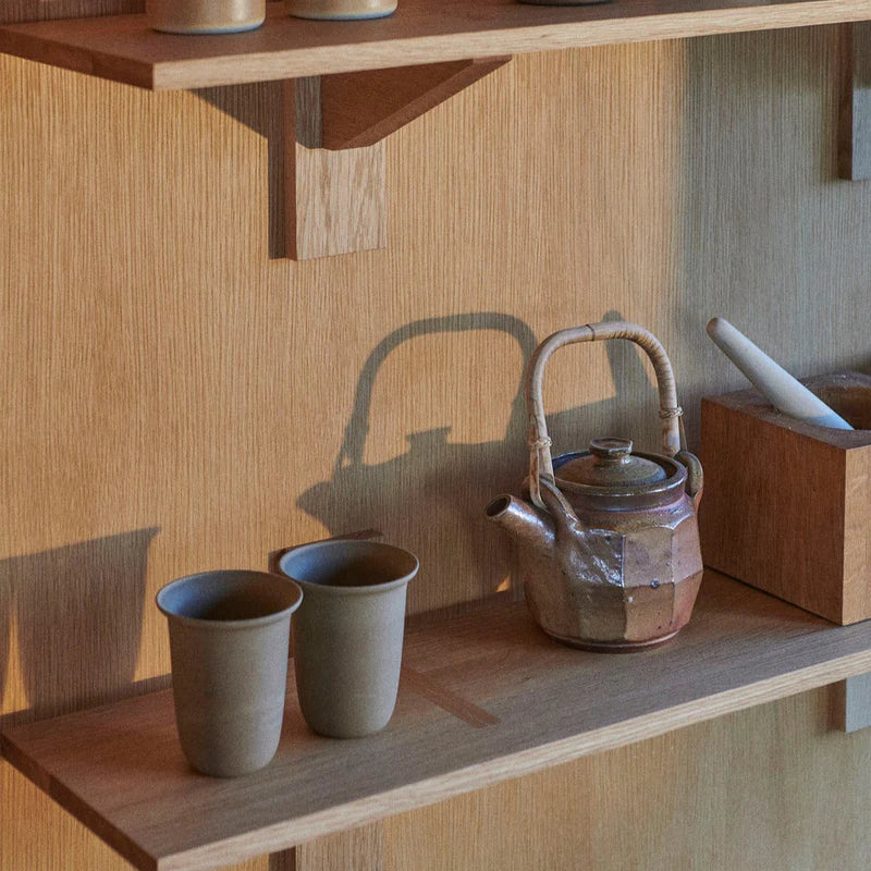 FDB Møbler B100 Sorø Shelf ชั้นวางไม้ oak แบบ modular ออกแบบโดย Laura Bilde