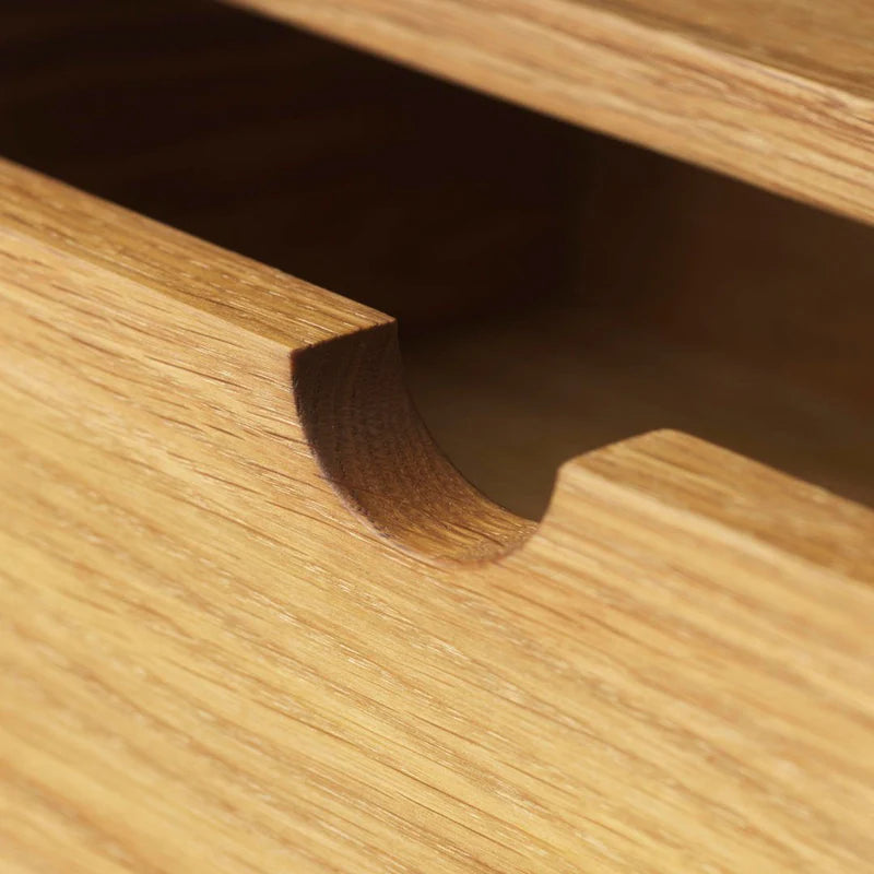 FDB Møbler B99 Wall Cabinet ตู้แขวนผนังไม้ oak พร้อมลิ้นชักและชั้นครึ่งวงกลม ออกแบบโดย Diana Mot และ Isabella Bergstrøm
