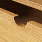 FDB Møbler B99 Wall Cabinet ตู้แขวนผนังไม้ oak พร้อมลิ้นชักและชั้นครึ่งวงกลม ออกแบบโดย Diana Mot และ Isabella Bergstrøm