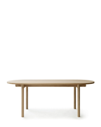 Nikari Arkitecture Table โต๊ะ birch พร้อมขา trestle แยกชิ้น ออกแบบโดย Kari Virtanen