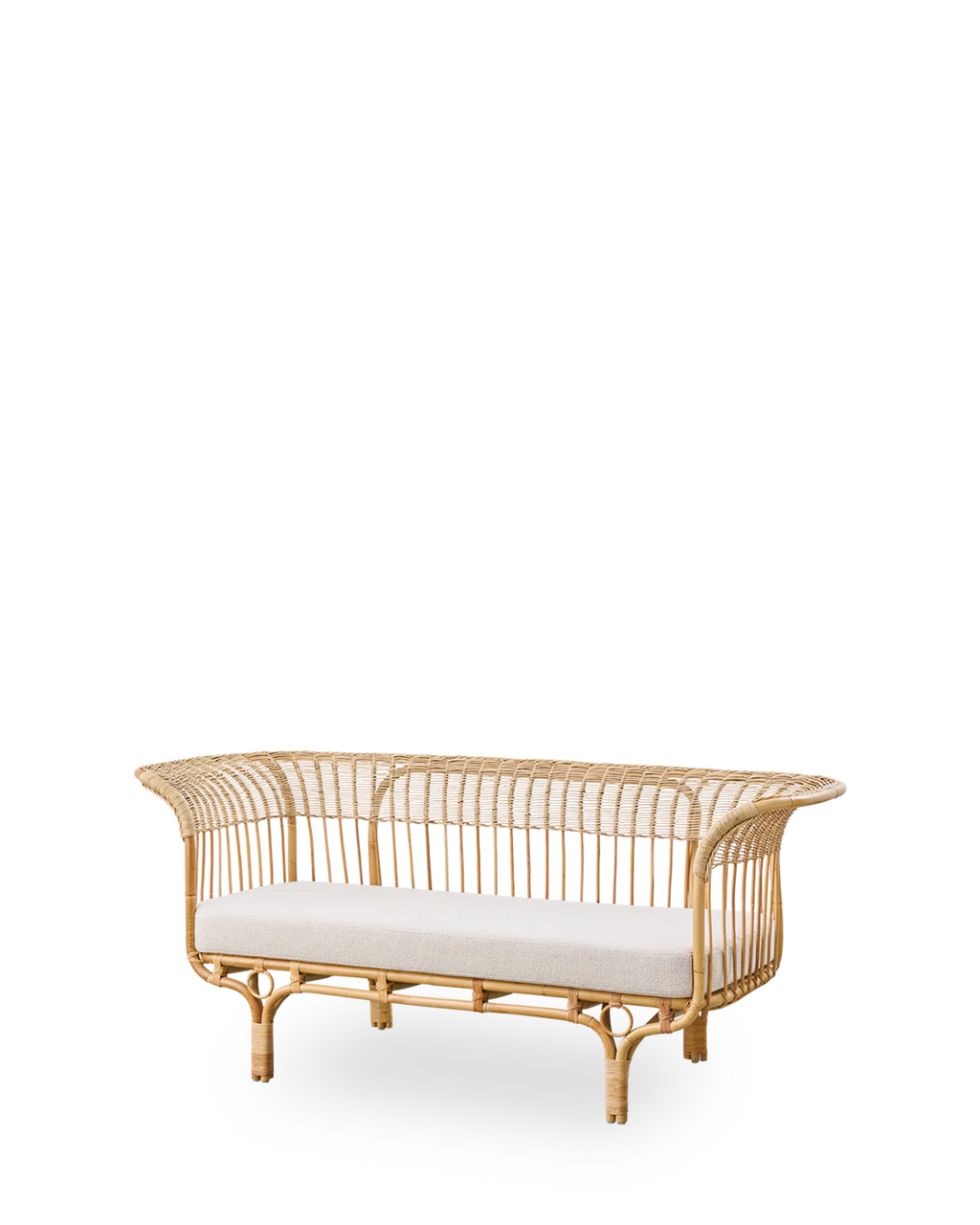 Sika Design Belladonna Sofa โซฟาหวาย พร้อมเบาะผ้า