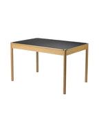 FDB Møbler C44 Dining Table โต๊ะกินข้าวไม้ oak พร้อมท็อป FENIX laminate พลิกใช้งานได้ ออกแบบโดย Jørgen Bækmark