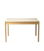 FDB Møbler C44 Dining Table โต๊ะกินข้าวไม้ oak พร้อมท็อป FENIX laminate พลิกใช้งานได้ ออกแบบโดย Jørgen Bækmark