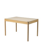 FDB Møbler C44 Dining Table โต๊ะกินข้าวไม้ oak พร้อมท็อป FENIX laminate พลิกใช้งานได้ ออกแบบโดย Jørgen Bækmark