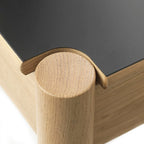 FDB Møbler C44 Dining Table โต๊ะกินข้าวไม้ oak พร้อมท็อป FENIX laminate พลิกใช้งานได้ ออกแบบโดย Jørgen Bækmark