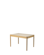 FDB Møbler C44 Dining Table โต๊ะกินข้าวไม้ oak พร้อมท็อป FENIX laminate พลิกใช้งานได้ ออกแบบโดย Jørgen Bækmark