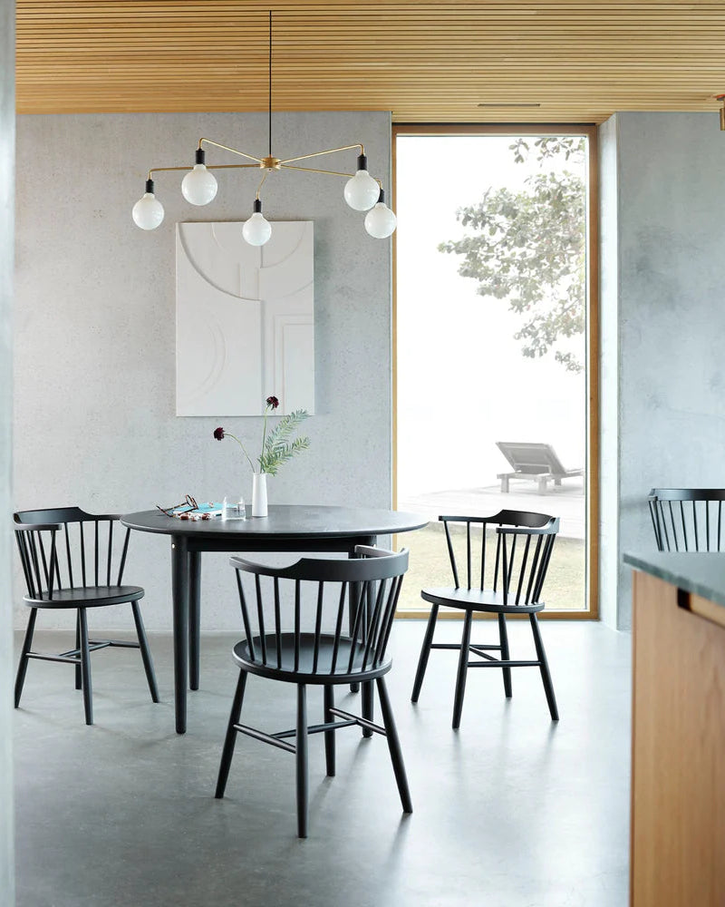 FDB Møbler C62 Bjørk Dining Table โต๊ะกินข้าวทรงกลมไม้ oak โครงสร้างไม้จริง ออกแบบโดย Unit10