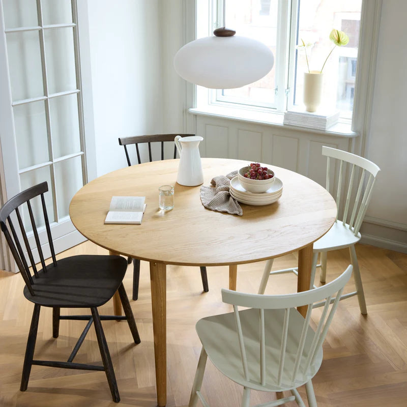 FDB Møbler C62 Bjørk Dining Table โต๊ะกินข้าวทรงกลมไม้ oak โครงสร้างไม้จริง ออกแบบโดย Unit10