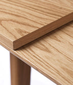 FDB Møbler C65 Åstrup Dining Table โต๊ะกินข้าวไม้ oak ขยายได้ ขาไม้ solid ออกแบบโดย Isabel Ahm
